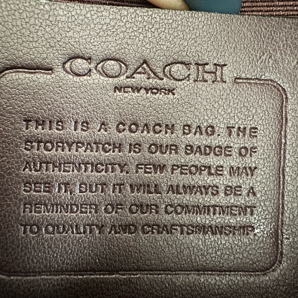 Coach Carmen black leather handbag. - Picture 7 of 9